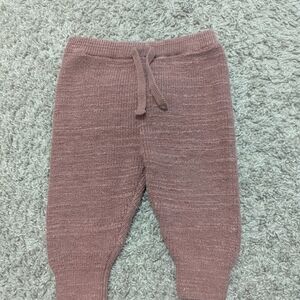 Zara Mauve Purl Knit Sweater Leggings